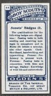 Ogden s  Boy Scouts  1911  1st Series  Blue Backs  No 44  Scouts  Badges  3 