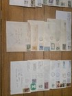 24 Old Envelopes With Late Postmarks And 40s To 50s Stamps  91 