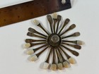 Antique Brass Dental Tooth Teeth Color Checker 20th Century Teeth Sample Dentist