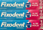 Fixodent Original Complete Denture Adhesive Cream - 6 Packs -2 4oz Each