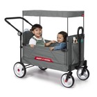 Radio Flyer Compass Kid   Cargo Stroll    n Wagon    Gray Push And Pull Folding