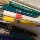 Vintage 1970 s Advertising Pens Gas   Oil And Trucking From Illinois Lot Of 10