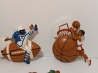 Burwood Sport Wall Plaques Football Basketball Baseball Vintage 1990 s Set Of 3