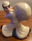 Vintage Mccoy Ceramic Wwii Sailor Coin Bank The Seamen s Bank For Savings