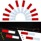 10 Pcs Dot-c2 Conspicuity Reflective Tape 2x12    Red White Strip Trailer Rv Truck