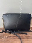 Michael Kors Jet Set Item Large East West Crossbody Chain Handbag Black Gold