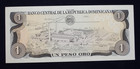 1988 Dominican Republic 1 Peso Oro P126c P126 Unc Uncirculated