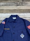 Boy Scouts Of America Cub Scout Official Shirt Youth Large Blue Patches Bsa
