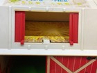 Vintage 1986 Fisher Price Little People Play Farm 13 Piece Set -barn Door