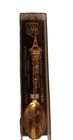 Vintage Collectible Souvenir Spoon Gold Eiffel Tower Made In France