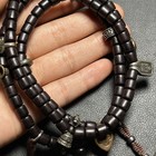 Tibetan Style Rosewood 108 Bead Prayer Beads Mala Necklace Bracelet