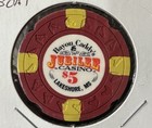 Jubilee Casino  bayou Caddy s  Lakeshore  Greenville Mississippi  5 Casino Chip 