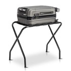 Metal Portable Travel Folding Luggage Suitcase Rack Stand Holds Up To 100 Lbs