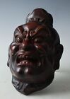 Old Vintage Nara Japanese Metal Buddhism Mask -nio- Tsushima Iron Mask Plaque