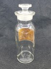 Antique Whitall Tatum Co Glass Apothecary Bottle Pharmacy Sunken Label Medicine