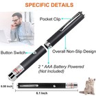 3pack 900miles Red Green Blue-purple Laser Pointer Pen Visible Beam Light Lazer 