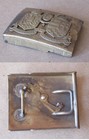 Wwi Austrian-hungarian Officer  s Belt Buckle   Removable Emblem