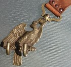 Original Wwi Or Earlier Prussian German Heavy Brass Eagle Drum Hanger