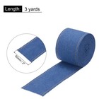 2 Inch Denim Fabric Ribbons  3 Yards Denim Bow Jean Ribbon  Dark Blue 50mm