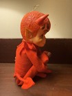 Kamar Red Devil Christmas Knee Hugger Elf Ornament japan shelf sitter vintage