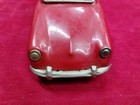 Vintage 1950 60s Porche Tin Toy Car Metal Friction Red Rare Antique Read