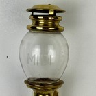 Pair Of 19th Century Paris Brass   Glass Train Carriage Wall Candle Sconces