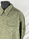 Czech Army Military Combat M60 Field Jacket 1960s Date Rain Drop Camo Large