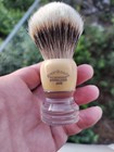 Restored Vintage Shaving Brush Ever Ready 24mm Badger Knot Lucite Handle 