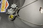 3 Charm Necklace  18  Chain  Featuring Arizona  heavy Duty  Adjustable 