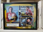 F1 Legend Ayrton Senna Autographed Replica Frame Wall Art
