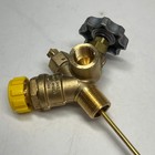 Rago Propane Tank Replacement Multivalve 3 4  Mnpt Thread 15 l Brass 7556r