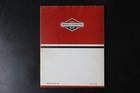 Briggs   Stratton Service Repair Manual 270962-3 84 Original Instructions
