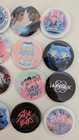 Coloring Book  12 Buttons  Kpop Demon Hunters      Huntrix  K-pop Fan Saja Boys