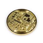 Bitcoin Collectible gold Plated Commemorative Blockchain Coin  Collector s Coin