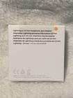 Oem Apple Lightning To Headphone Jack Aux Adapter For Iphone Brand New Sealed 
