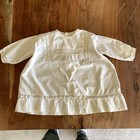1900s Antique Edwardian Childs Lace Back Button Shirtwaist Blouse
