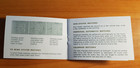Rolex Vintage Guarante Booklet Blanc English Undated