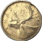 1958 Canada 25 Cents Silver Coin Combined Shipping- Lot C35