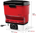 Electric Hot Dog Steamer - Steams Up To 12 Hot-dogs - Nestable