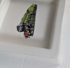 Honiton Devon Pottery Train Locomotive Tray Dish England Vintage Railroad