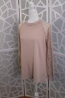 Miholl Women   s Long Sleeve Lace Casual Loose Blouses T Shirts Medium