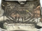 Vintage Moroccan Silver Plate Shouldered Small Metal Engraved Design Purse 