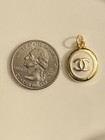Small Chanel Zipper Pull Button Stamped Charm