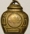 Boston Pot Of Beans Pinback Massachussettes Ships Harbor Faneuil Hall Mm Mm Good