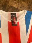Def Leppard Ultra Rare Vintage Pyromania Era Shirt- Nos- W Tags- Union Jack         