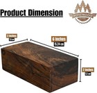 Natural Exotic Hardwood - Ironwood Lumber Turning Blanks - 6 X 3 X 2 In - 1 Pack