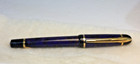 Vintage Waterman Phileas Fountain Pen Purple Marble M Nib Made In Paris  A