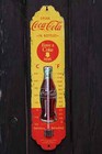 Coca Cola Retro Thermometer Wall Nostalgic Indoor Fan Merchandise 12 5 Inch
