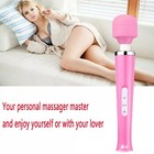 Handheld Massager Wand Vibrating Massage Magic Full Body Therapy Motor 20 Speed