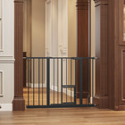 Baby Gate With Cat Door  29 5-44 1  Metal Pet Door For Stairs   Doorways